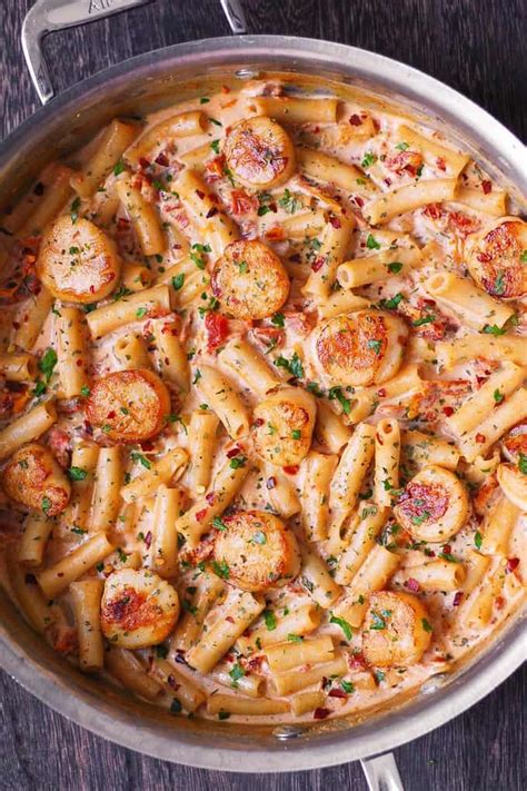 Recipes For Bay Scallops With Pasta Recipe | Deporecipe.co