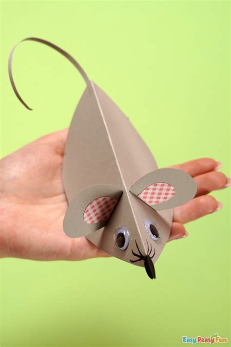 Easy Peasy Paper Mouse Craft - Easy Peasy and Fun