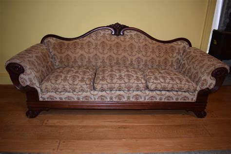 Lot - Vintage Mahogany Duncan Phyfe Style Sofa