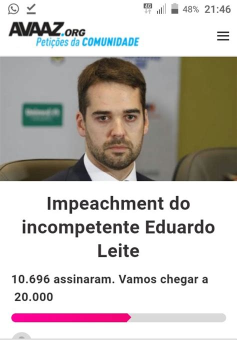 KennyRibeiro Viamão: Impeachment de Jair Bolsonaro você é a favor