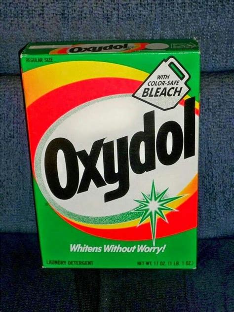 Oxydol Laundry Detergent box 1986 | Vintage laundry, Vintage packaging, Baby boomers memories