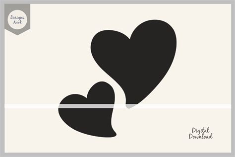 Heart Silhouette SVG Vector Clipart Graphic by DESIGNS NOOK · Creative ...