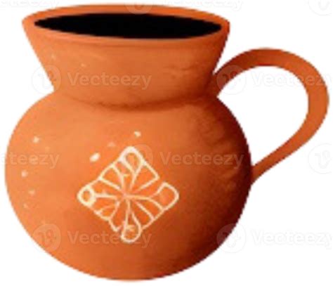Clay pot. Generative AI. 33259173 PNG