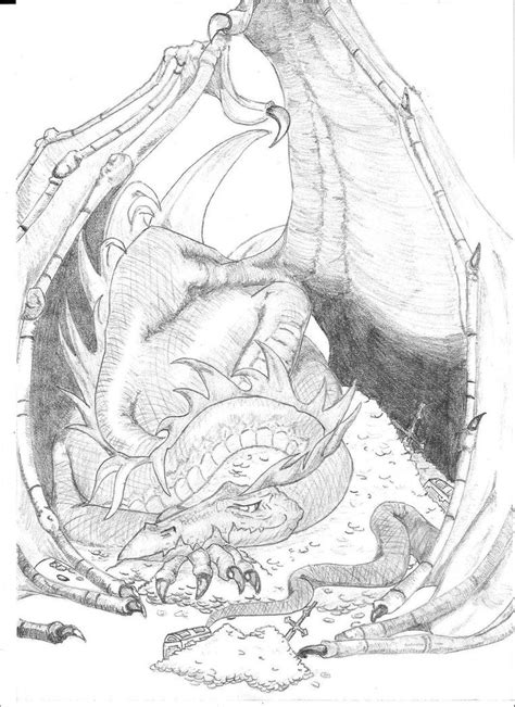 Smaug by Ori-Clayfoot on DeviantArt Adult Coloring Pages, Coloring ...