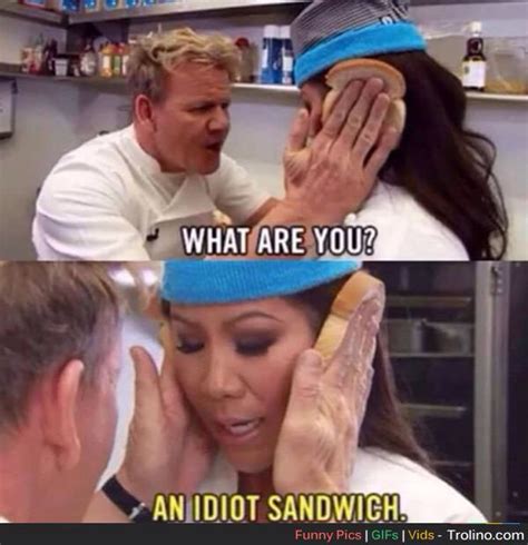 Idiot Sandwich | Memes, Gordon ramsay funny, Really funny memes