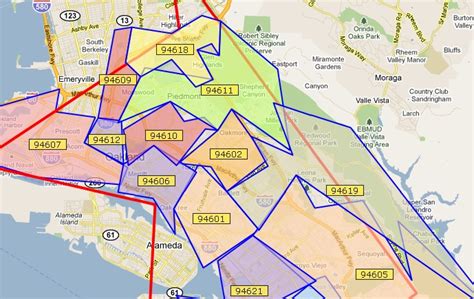 Information about "Zip Code Map of Oakland.jpg" on zip codes - Oakland - LocalWiki
