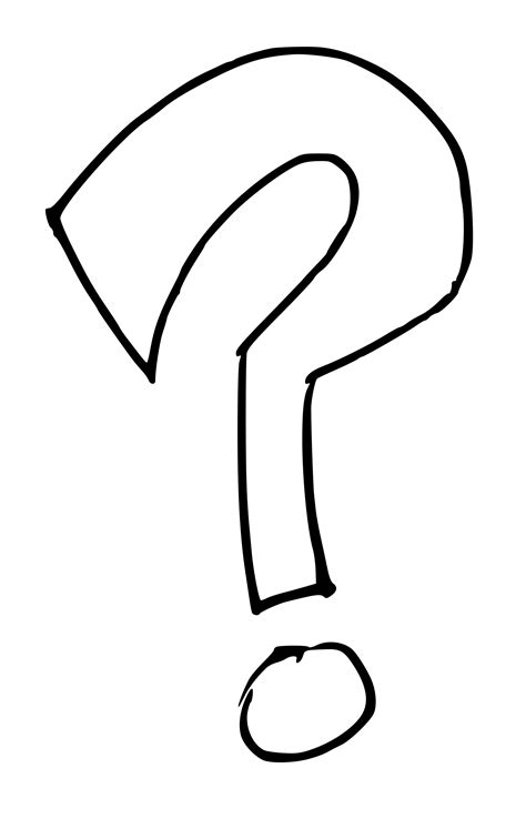 Free Question Mark Clipart Black And White, Download Free Question Mark ...