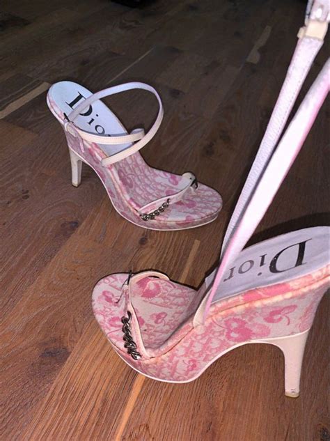 Dior Vintage Pink monogram Heels | Cute shoes heels, Girly shoes ...