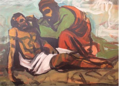 good Samaritan Painting by Paulus Hoffman | Saatchi Art