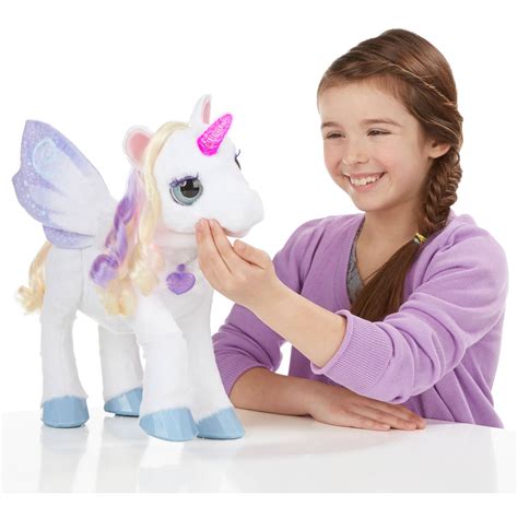 Toys & Hobbies My Magical Unicorn Interactive Plush Pet Toy Light-up Horn furReal StarLily New ...