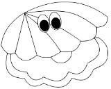 Scallop Malvorlagen  Kostenlose Druckbare Für Kinder sketch template