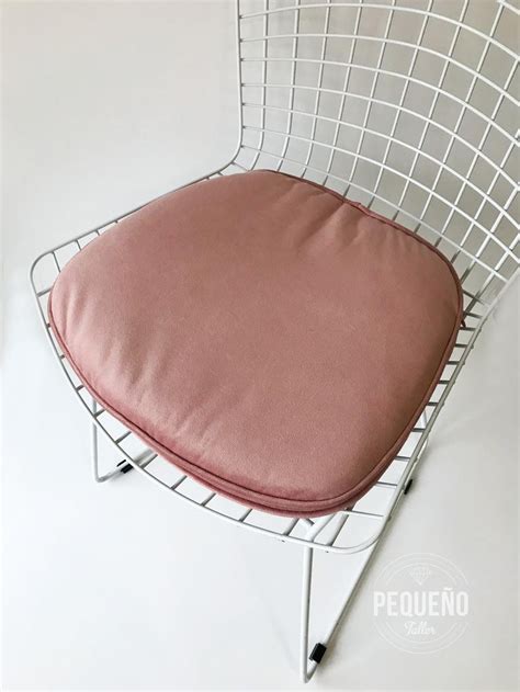 BERTOIA Style Metal Set Chair Cushion, Velcro Stripe 1.5 4cm Thick - Etsy | Chair cushions ...