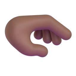 🫳🏾 Palm Down Hand: Medium-Dark Skin Tone Emoji on Microsoft Teams 14.0