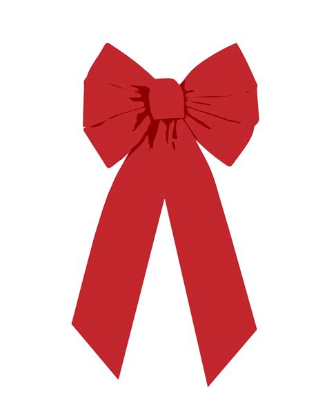 Red Bow Clipart Free Stock Photo - Public Domain Pictures