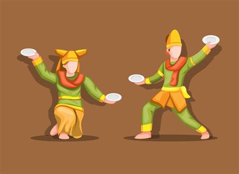 Tarian Piring aka Plate Dance is traditional dance from The Minangkabau ...