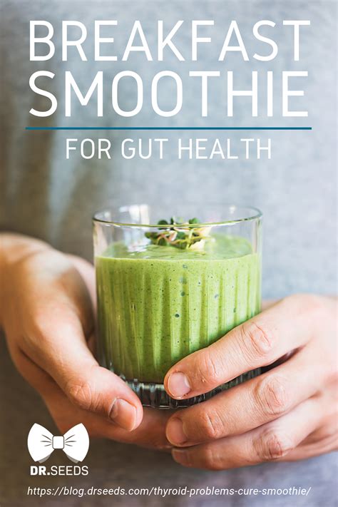 Breakfast Smoothie For Gut Health https://blog.drseeds.com/thyroid-problems-cure-smoothie ...