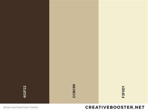 25+ Best Colors That Go With Khaki (Color Palettes) – CreativeBooster