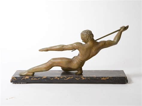 Art Deco Figural Bronze Sculpture For Sale at 1stdibs