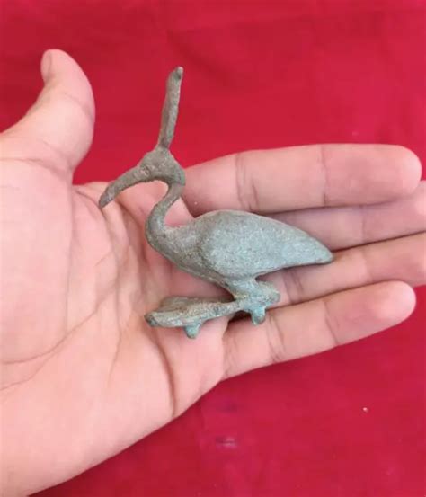 ANCIENT EGYPTIAN STATUE Thoth Moon god Ibis bronze Ancient Egyptian Antiquities $148.50 - PicClick