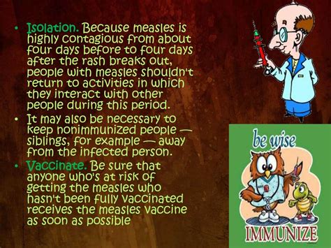 Measles- prevention