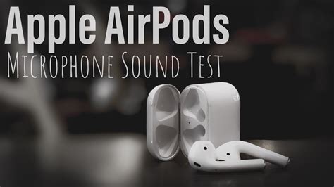 Apple Airpods Microphone Sound Test (Real Life) - YouTube