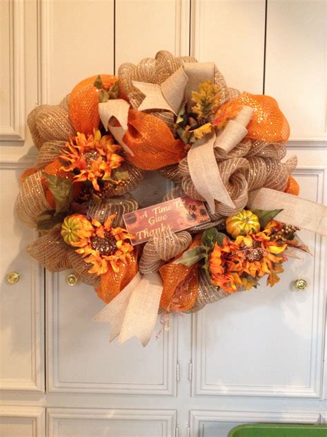 Sunflower wreath for fall | Sunflower wreaths, Fall wreath, Wreaths