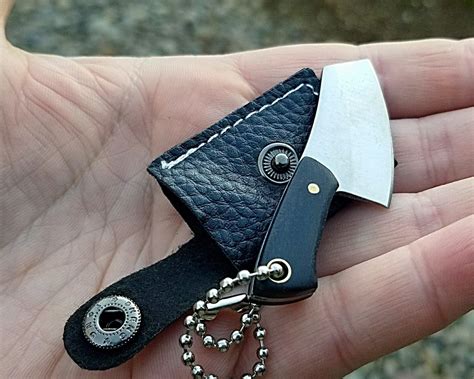 Mini Black Cleaver Knife, Tiny Knife, Butcher - Oddities For Sale has unique