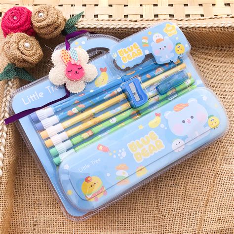 Blue bear Stationery set with honeybee kids Rakhi combo | Buy Online ...