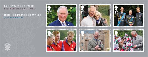 Royal Mail Stamps, Prince Charles 70th Birthday, 14 November 2018 - All About Stamps