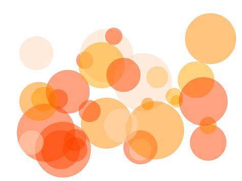 Abstract orange circles overlay with transparent PNG background 8493080 PNG