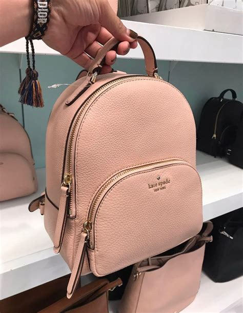 Sale > kate spade brown leather backpack > in stock