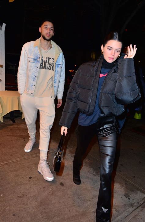 Kendall Jenner and Ben Simmons – Leaving the Mercer Hotel in New York ...