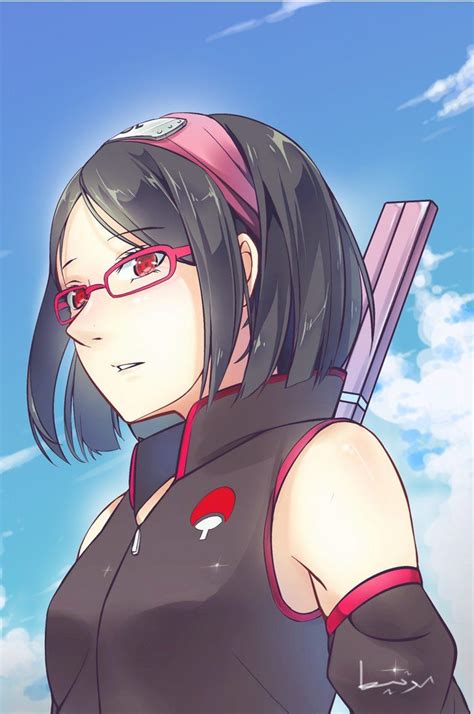 Sarada Uchiha FANART by moeqit Sarada uchiha, Anime, Naruto - EroFound