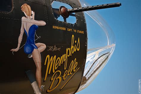 Memphis Belle Nose-Art | Memphis Belle B-17 nose art proudly… | Flickr