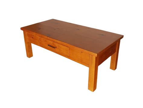 Natural One Drawer Wooden Coffee Table – Furniture World Auckland