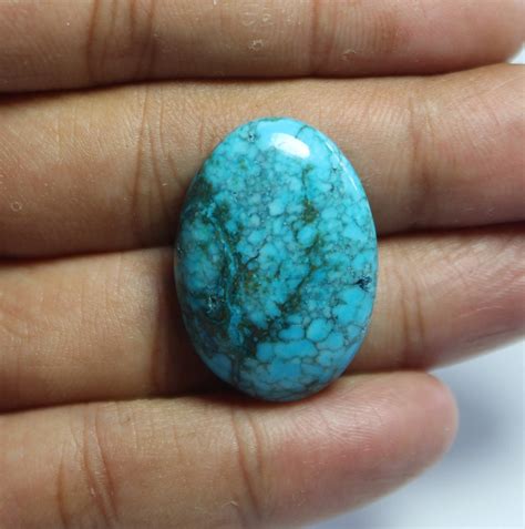 Turquoise Tumbled Stone From Peru Tumbled Turquoise Crystal - Etsy