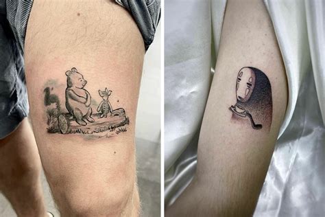 122 Cartoon Tattoos That Hark Back To Childhood’s Favorites | Bored Panda