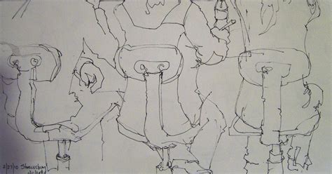 Jody Regan Paints: High School Debate sketches 9 x 12 pen & ink