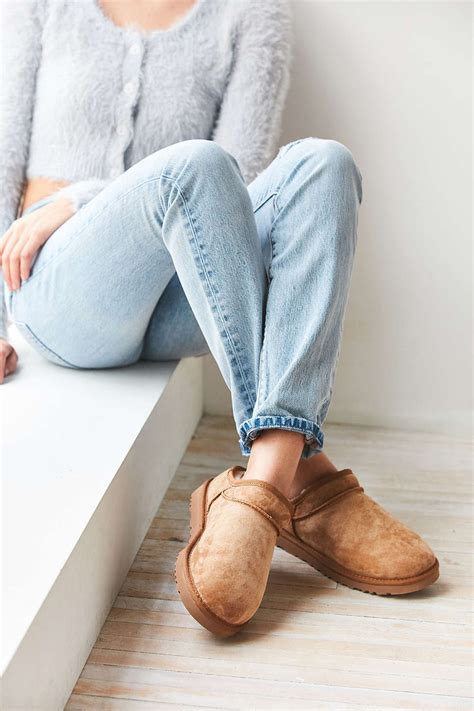 UGG Classic Slipper - Urban Outfitters | Classic slippers, Slipper outfit, Slippers outfit