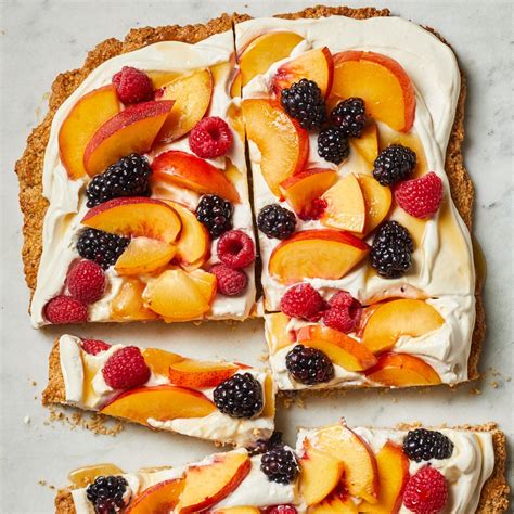 Almond Cookie Tart with Peaches & Berries Recipe - EatingWell