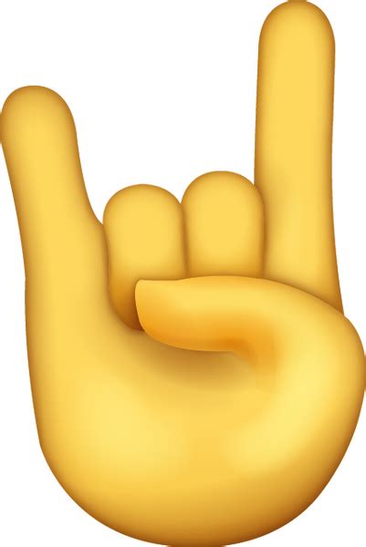 Rock Emoji [Free Download IOS Emojis] | Emoji Island