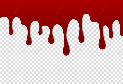 Blood Drip Vector Hd PNG Images, Realistic Driping Blood Drip Paint, Effect, Droplet, Pattern ...