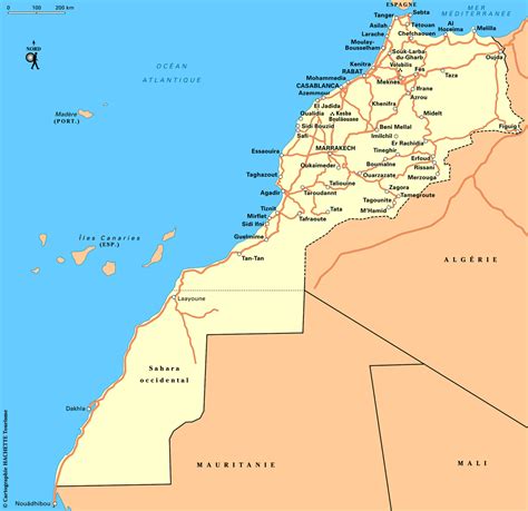 Carte Maroc : Plan Maroc | Carte maroc, Maps maroc, Maroc