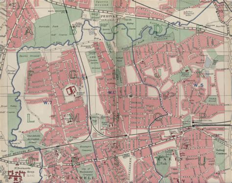 Map London Ealing - Map Of Counties Around London