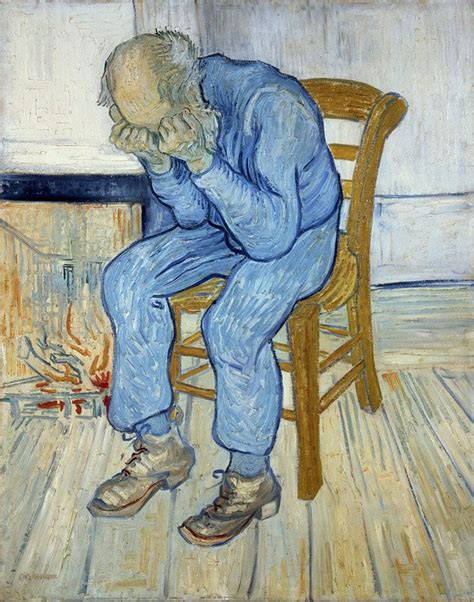 Old Man In Sorrow (With images) | Van gogh paintings, Van gogh art, Art van