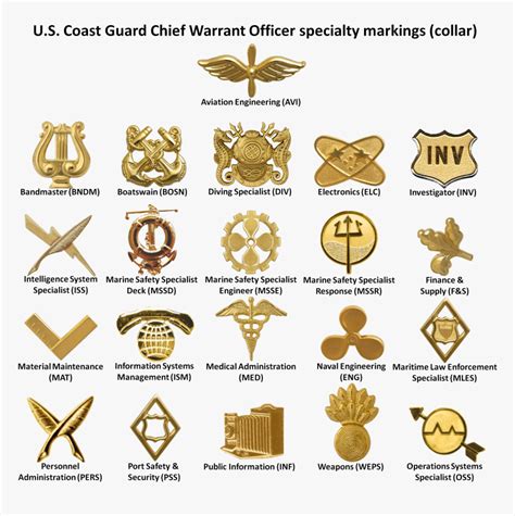 United States Coast Guard Officer Rank Insignia - Coast Guard Msse ...