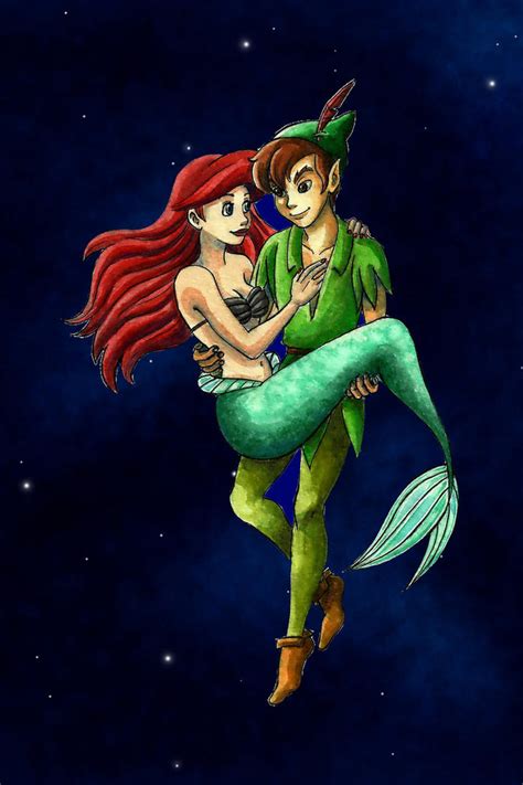 Peter Pan and Ariel by bnwbnw3 on DeviantArt