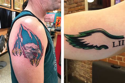 17 Cool, Crazy, and Straight-Up Weird Philadelphia Eagles Tattoos