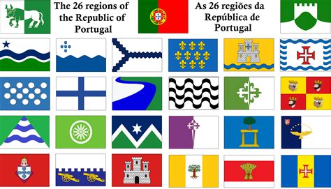 Flags of the regions of Portugal : r/vexillology