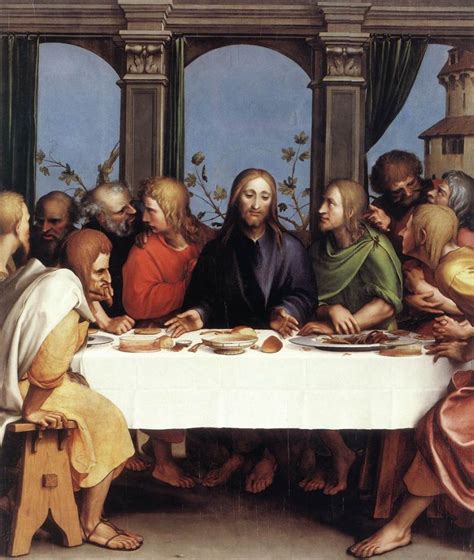 Hans Holbein the Younger The Last Supper Oil Painting Reproduction